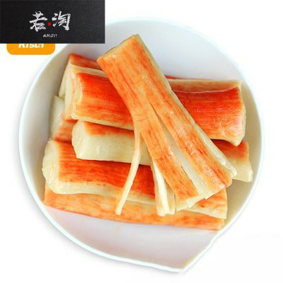 手撕蟹柳268g蟹味棒即食蟹肉棒网红健身海味零食小吃休闲食品 - 若淘