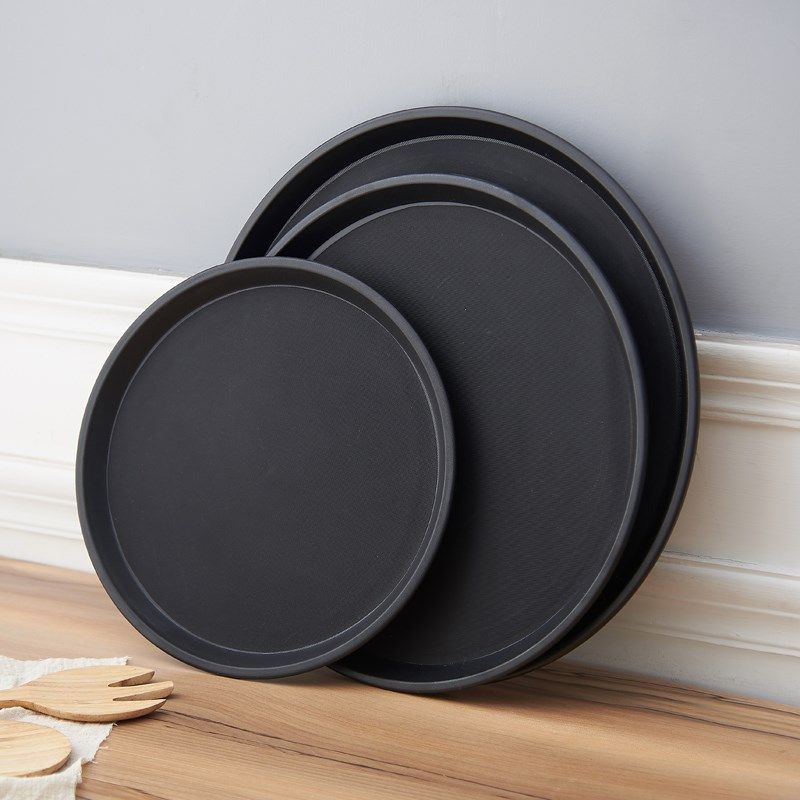 传菜托盘防滑大商用客厅拖盘家用茶杯餐厅塑料超大圆形酒店长方形