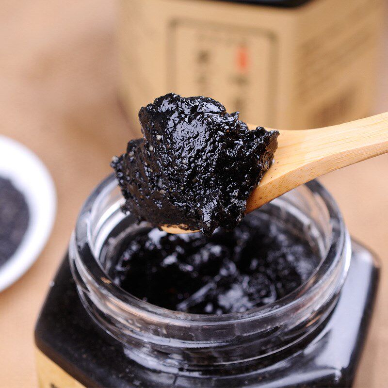 特价黑芝麻蜂蜜膏_优质九蒸九晒纯黑芝麻膏蜂蜜营养手工滋乌育丝芝麻