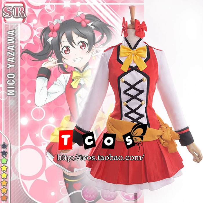tcos lovelive打歌服cos sunny day song 矢泽妮可cosplay服女
