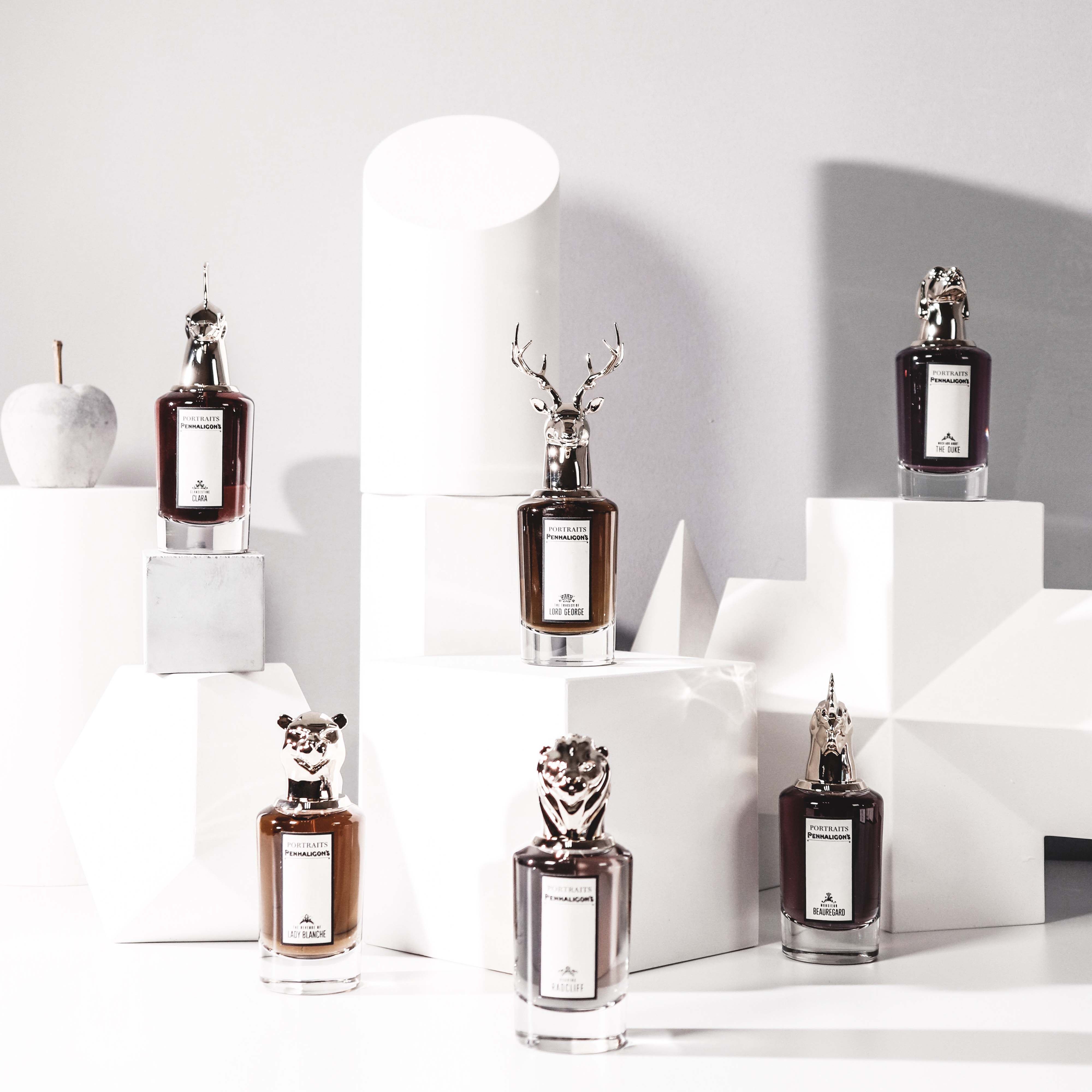 潘海利根兽首肖像狐狸麋鹿头孔雀猎豹羊鸡牛75ml男士女士中性香水