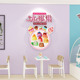 网红冷饮雪糕店铺氛围布置装饰冰淇淋3d立体背景墙面装修创意贴画