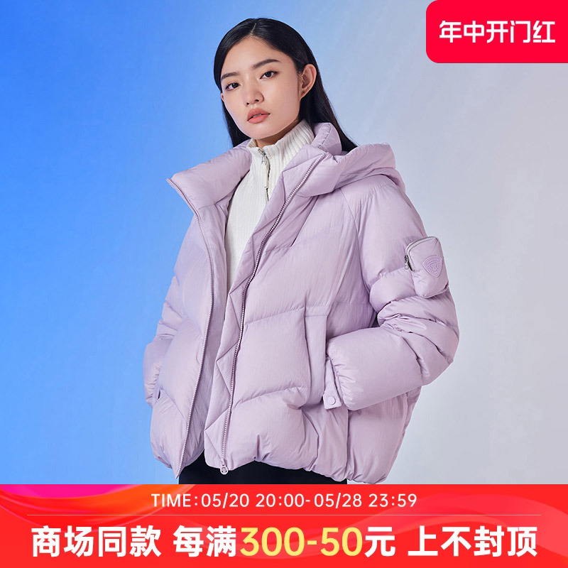 坦博尔羽绒服量感充绒女士短款时尚设