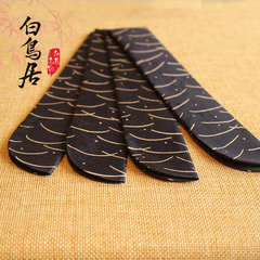【白鸟居】海潮 日本进口棉布和风布艺双层扇套 日式7寸折扇扇袋
