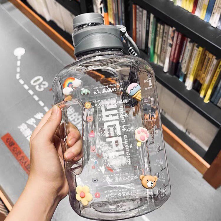 王俊凯同款水杯大容量女运动健身耐高温吨吨桶水壶超大太空杯子男