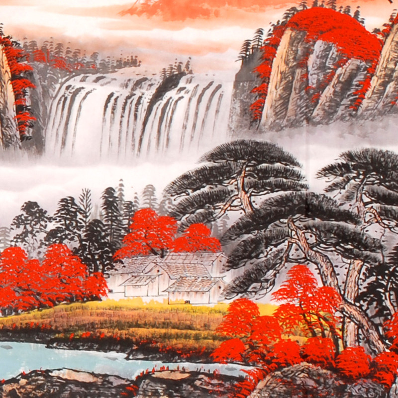 著名山水画家 王豪《鸿运当头》tbwh2406002