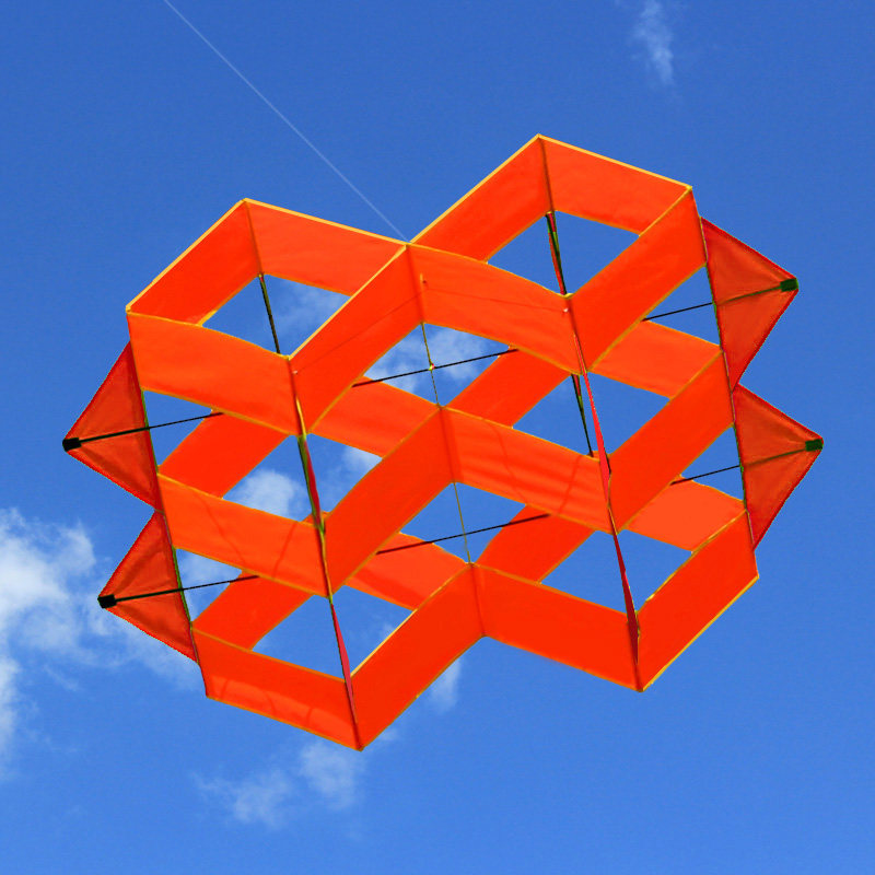 七彩鸟旗舰店的优惠券大全—潍坊风筝 立体双宫灯风筝-健身类风筝 3级