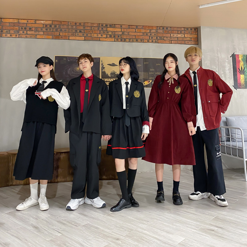 贵族校服秋装英伦风学院