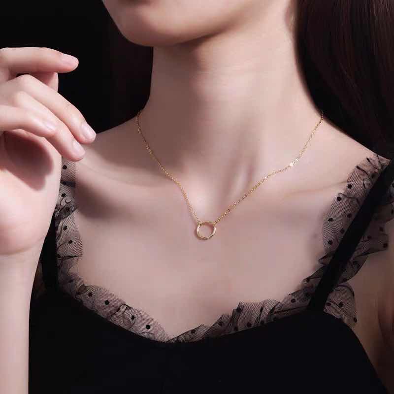 睿夕2020早春人气新款女装不褪色小圆圈项链|msdalam kategori Butik wanita / wanita, shirt - dari Buy2taobao.com untuk memberikan perkhidmatan ejen Taobao profesional membeli