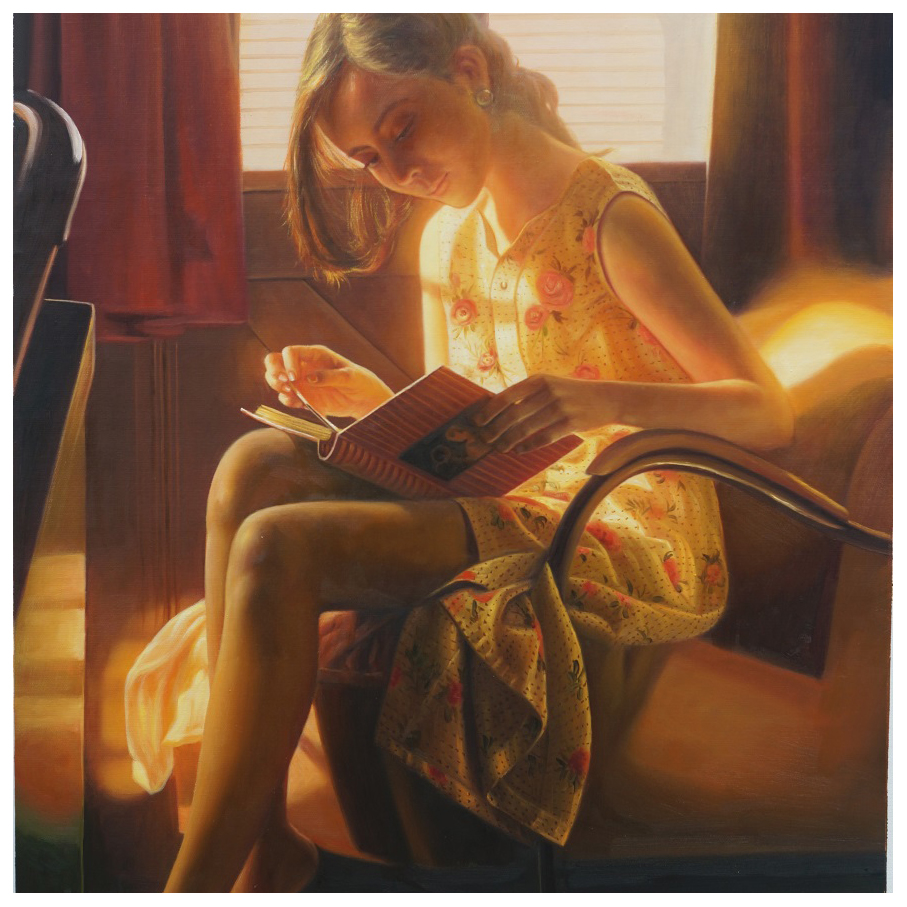 郑武贤《晨》布面油画