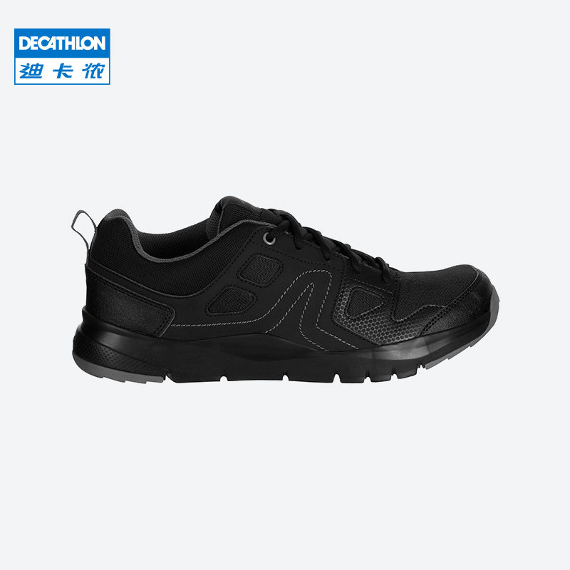 迪卡侬运动鞋男春夏季黑色软底减震鞋子透气休闲跑鞋男鞋mswr