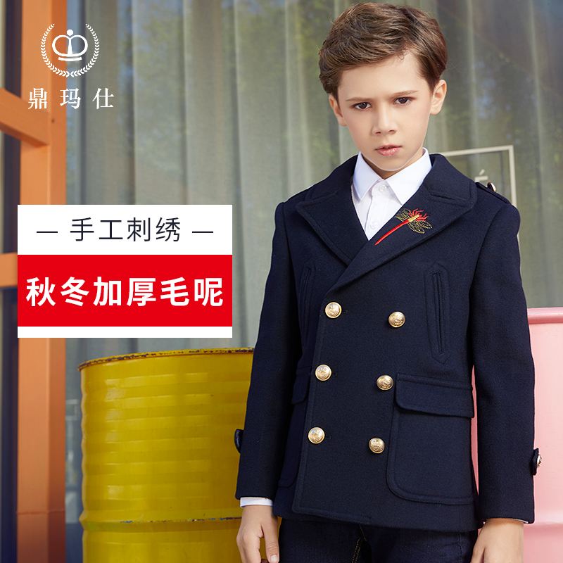 男童呢子大衣2019新款冬装羊毛呢 儿童毛呢中长款外套男韩版洋气|ruв категории Детская одежда, пальто/пиджак/пальто, пальто - от Buy2taobao.com для оказания профессиональной услуги покупки агента Taobao