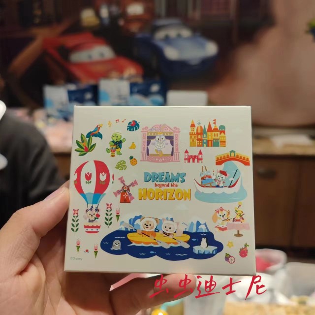 上海迪士尼乐园国内代购达菲玲娜贝儿梦想环球卡通立体插卡盲盒