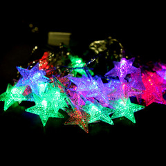 彩灯闪灯串灯满天星圣诞卧室房间变色浪漫创意KTV圣诞树窗帘灯饰