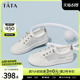 Tata他她网面透气板鞋女士百搭运动休闲小白鞋2024夏新款WM701BM4