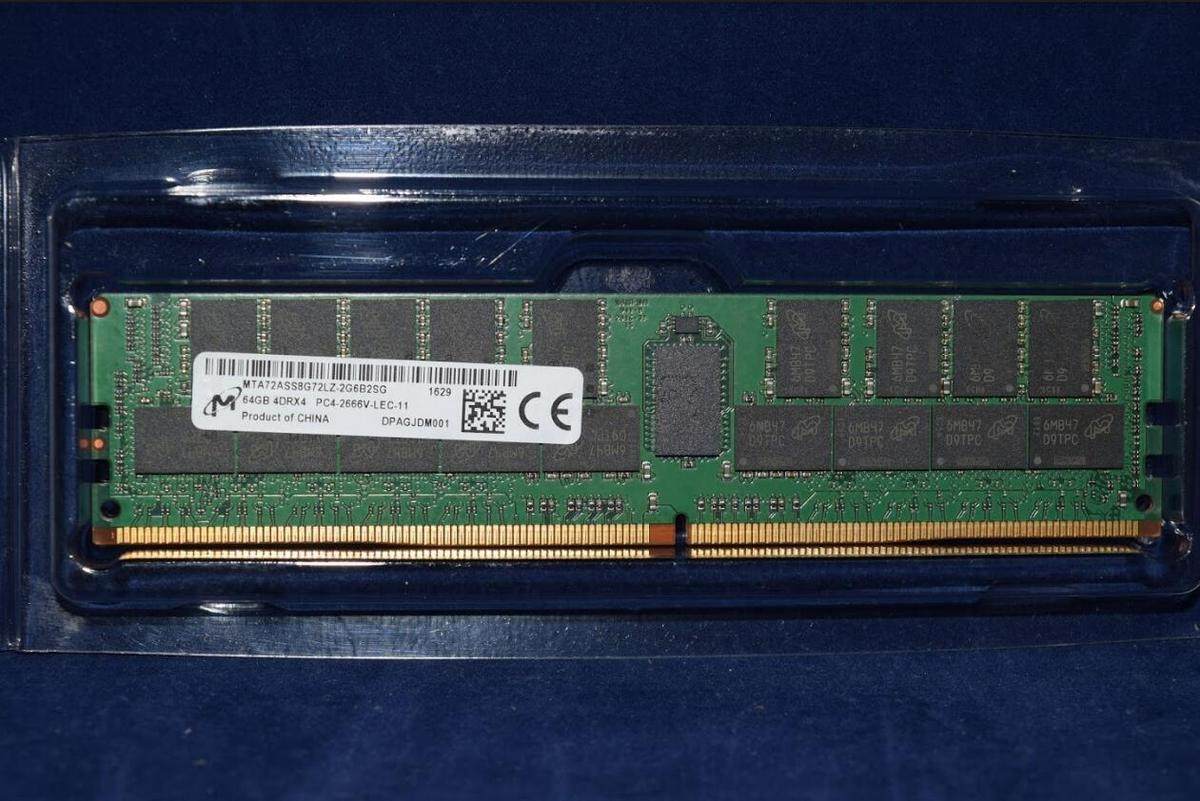 镁光64gddr42666eccregpc4-2666v服务器内存条64gb内存