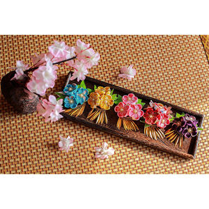 日式和服头饰边夹日本和服配饰 汉服配饰流苏边夹和风发饰