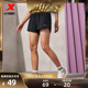 【蜂狂618】特步运动裤女2024夏季透气休闲健身速干训练短裤