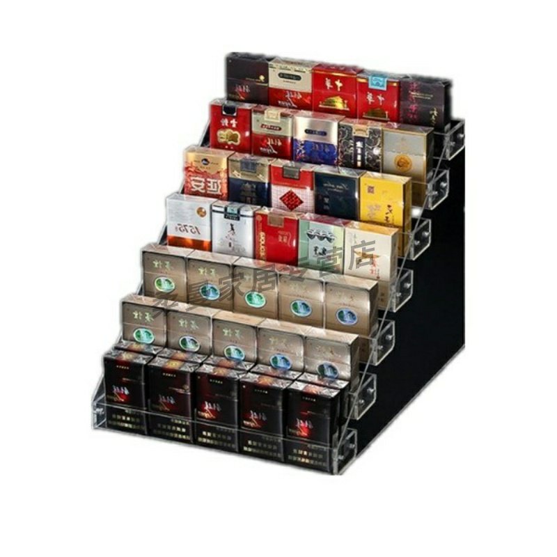 便利店超市烟架子亚克力指甲油展示架放香烟架烟盒烟架烟柜货架b