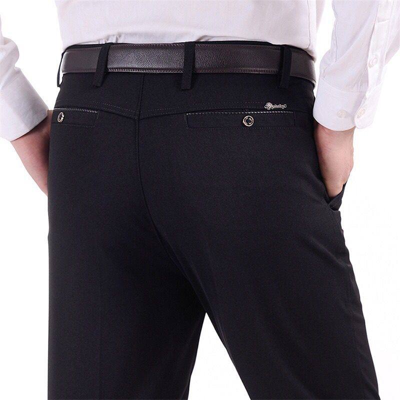 月销量 18领取20元券 省20元 春秋季中年男士休闲裤西裤高腰深裆中