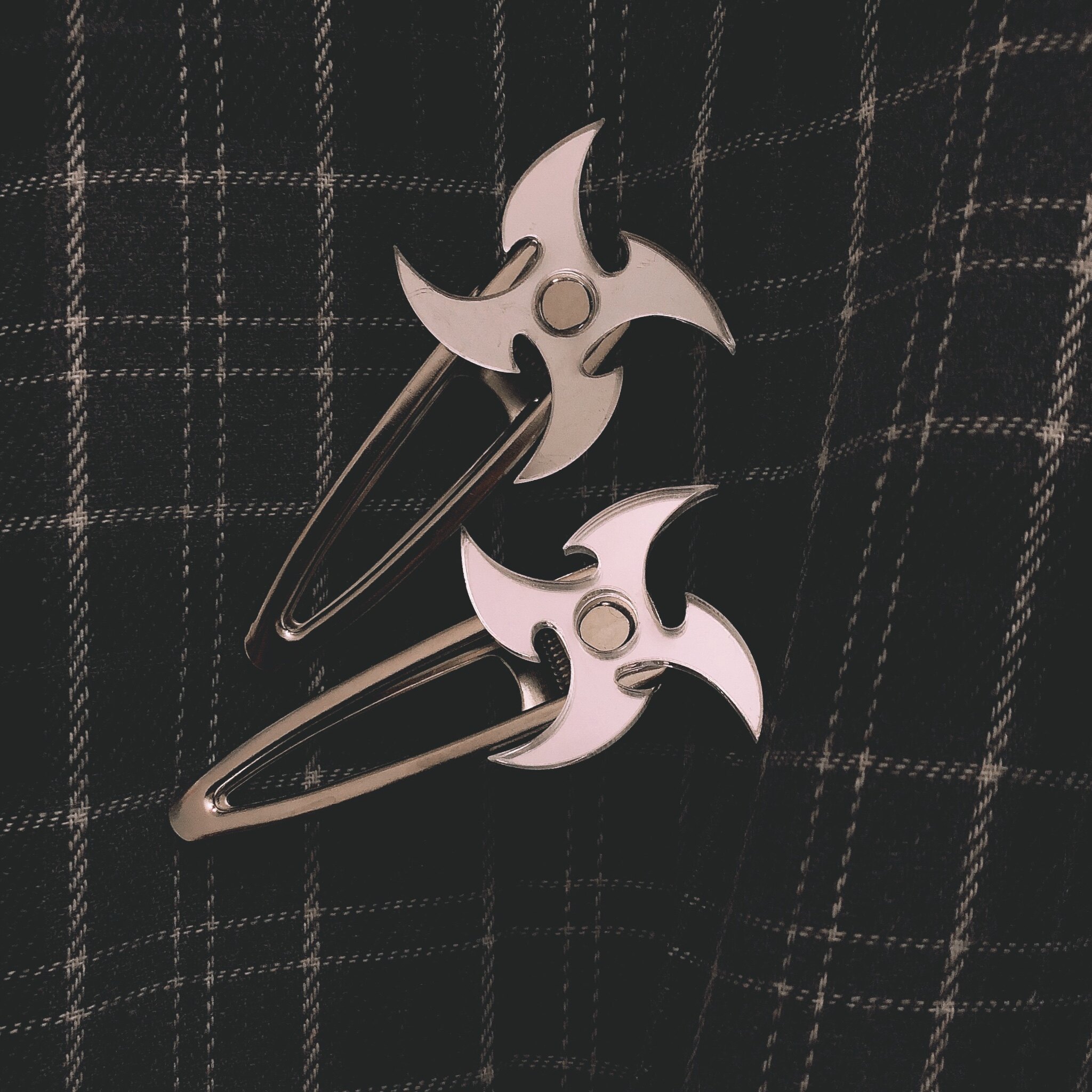 忍者飞镖回旋镖日系可爱鸭嘴夹少女学