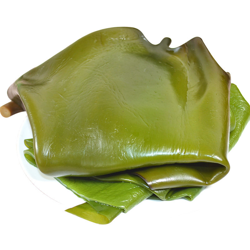 海带头盐渍新鲜半干货厚特级荣成野生海带厚片昆布海带根5斤包邮