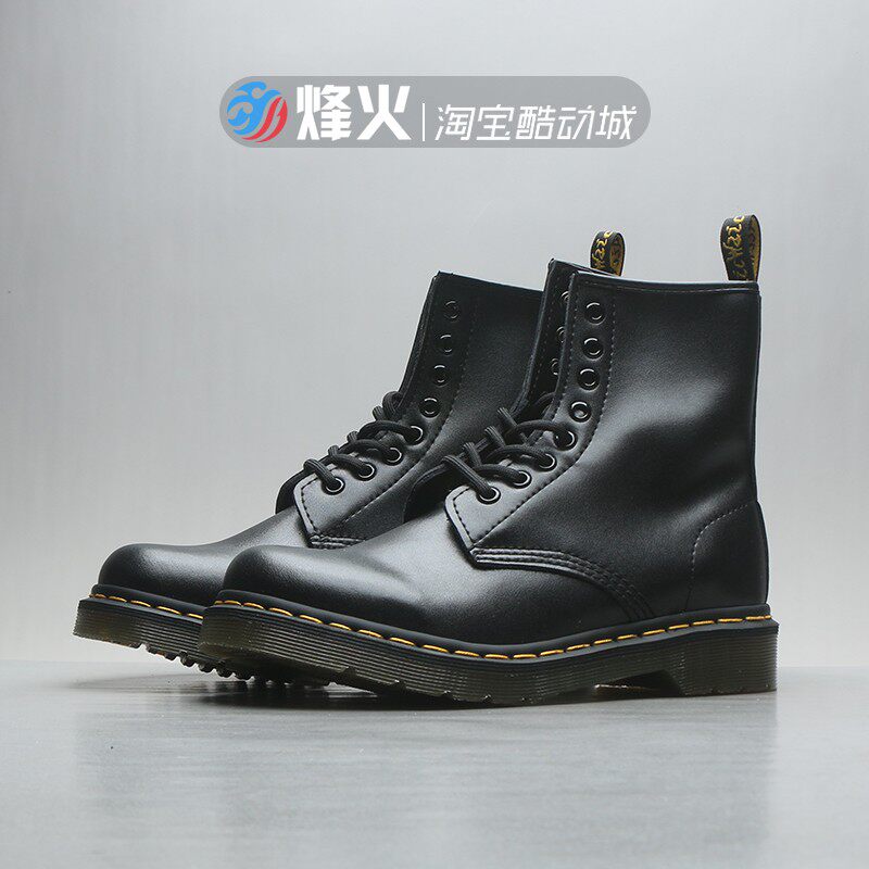 烽火 chekbird/赤雀固特异高帮八孔英伦风牛皮马丁靴1460男女同款