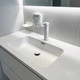 实木浴室柜组合陶瓷一体盆卫生间智能镜柜洗漱台洗手池柜现代简约