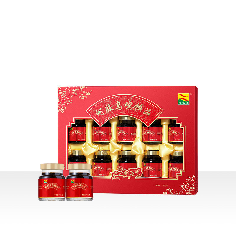 放心好店康富来东阿胶乌鸡饮品女人礼盒包装