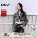 【红标牛仔】ONLY夏季复古做旧破洞毛边中腰短裤牛仔裤女