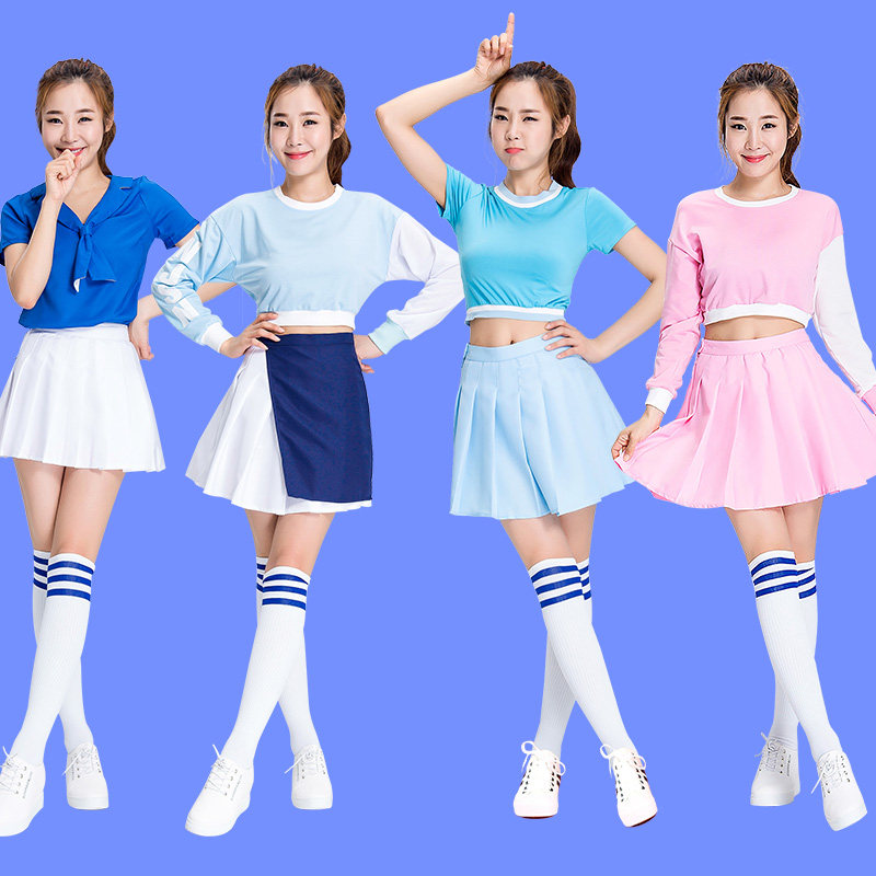 足球宝贝啦啦队服装学生拉拉操套装韩版青春活力成人女演出服性感
