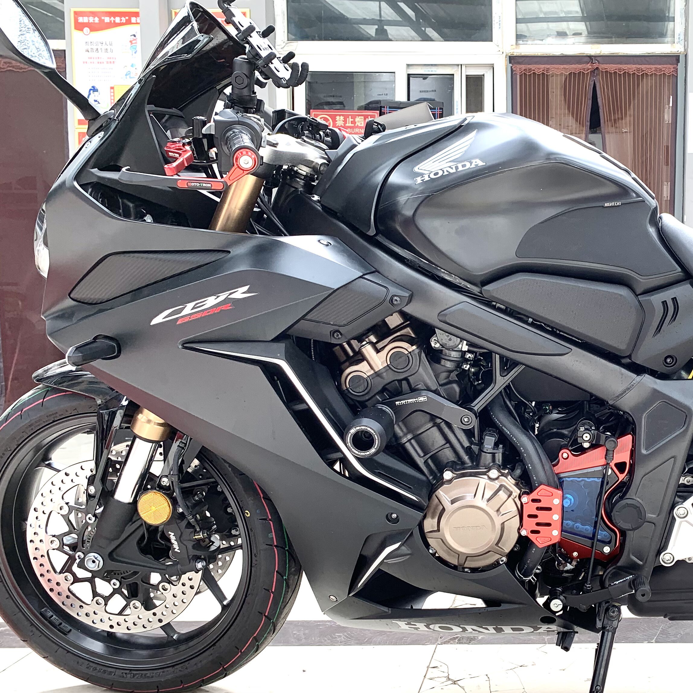 srt竞技的优惠券大全—适用于本田cbr650r防摔球cb650r车身防摔杠