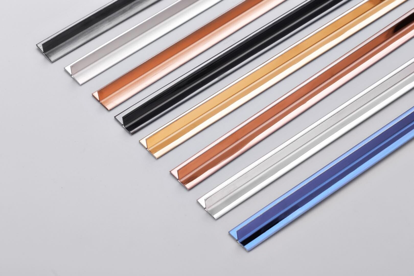 不锈钢条压边条瓷砖腰线吊顶电视背景墙收边条