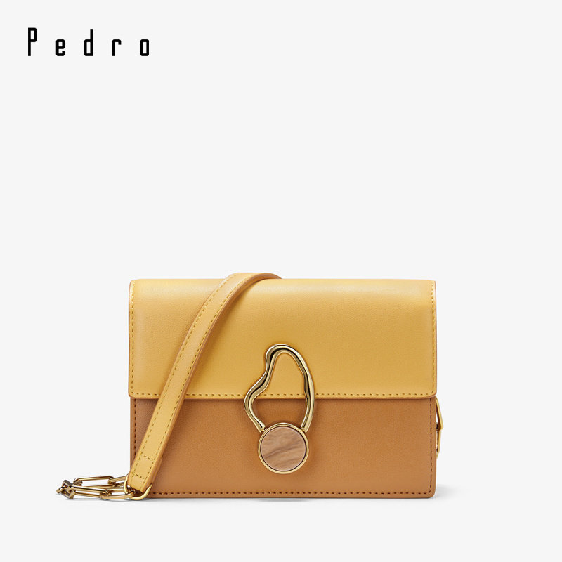 pedro【新品】迷你单肩包pw4-95940002女士半宝石饰翻盖小方包