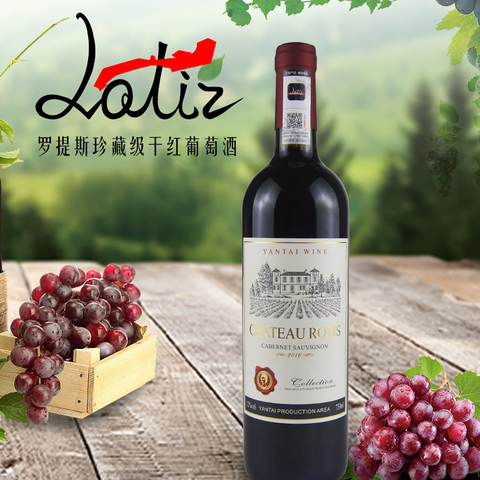 罗提斯 珍藏级赤霞珠干红葡萄酒2支装红酒双支送礼盒正品