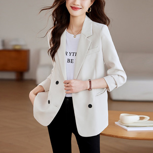 韩版高级感职业西装2024春季新款时尚气质休闲通勤小个子西服外套