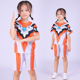 奥特曼女童衣服女孩格丽乔2024新款发光童装赛罗短袖儿童夏季套装