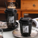 加厚一次性高档咖啡杯带盖pet冷饮杯硬塑料网红奶茶店打包杯子级