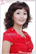 Middle-aged and elderly wigs Middle-aged mothers Real hair Mothers wigs