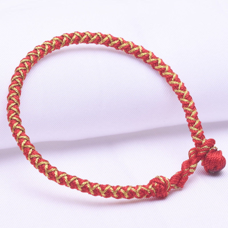 龙抬头龙绳手链纯手作本命年简约龙结手工红绳手绳好运招桃花招财