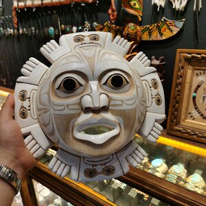 加拿大印第安海达部落原住民面具