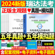 司法考试主观题真题】2024瑞达法考主观题五年真题五年模拟法律职业资格考试五真五模主观题冲刺精讲阶段同步练习题集强化刷题阶段