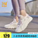 361女鞋运动鞋2025夏季新款网面透气跑鞋轻便软底跑步鞋跳操鞋子
