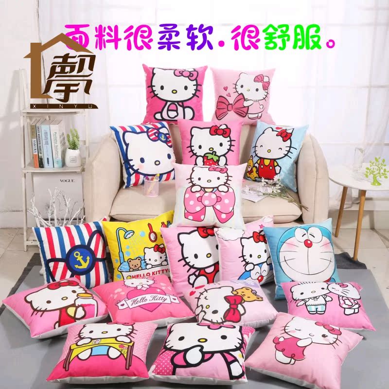 卡通抱枕靠垫hellokitty抱枕女生可爱kt猫儿童抱枕沙发床头靠垫|ruв категории домашний ткань, подушка/подушка - от Buy2taobao.com для оказания профессиональной услуги покупки агента Taobao