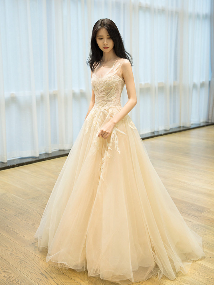 热销婚纱礼服新娘齐地抹胸韩式公主