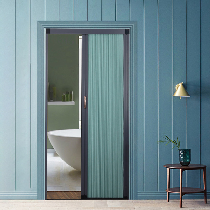 淘宝￥185折后价￥185pvc折叠门室内空调隔断门 洗手间推拉门 卧室推