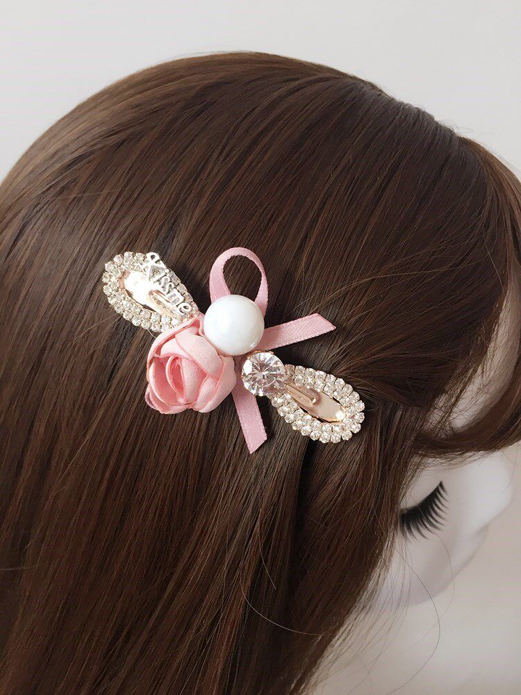 发光时尚夹子头饰美丽女士扎头发的新款发饰品韩式公主成年人_不打折