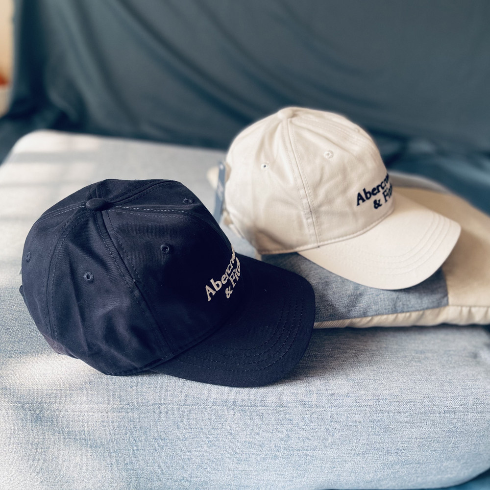 美版af水洗全棉软顶棒球帽男女经典复古美式学院鸭舌帽子百搭休闲