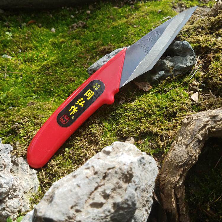 台湾制造原装冈弘嫁接刀芽接刀接木刀台湾冈弘作日本青钢嫁接刀