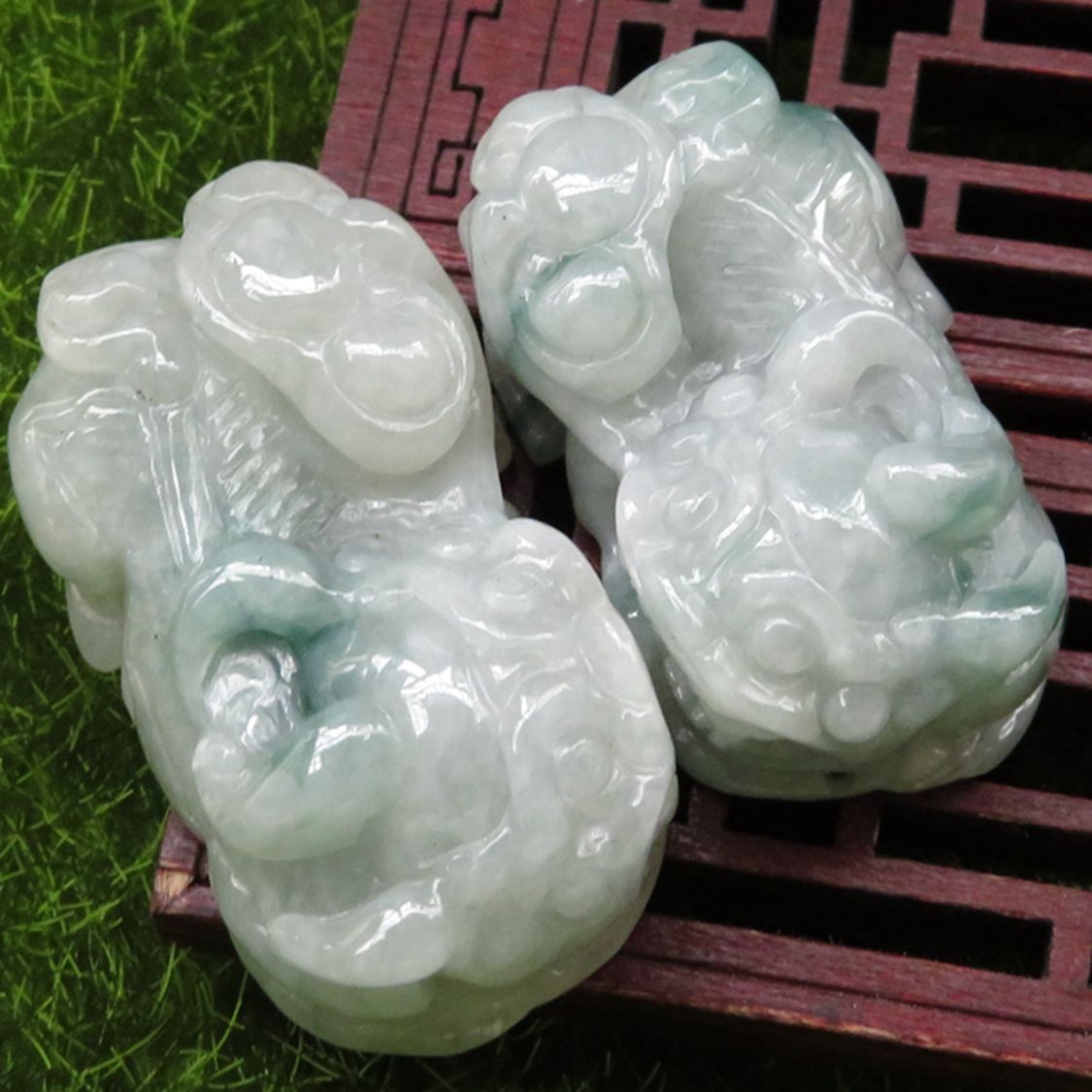 玉之情2個118元,天然緬甸翡翠A貨糯種貔貅吊墜挂件送證書TMT265A在類目 珠寶/鑽石/翡翠/黃金, 翡翠(新), 頸飾中 - 來自Buy2taobao.com提供專業的淘寶代購服務